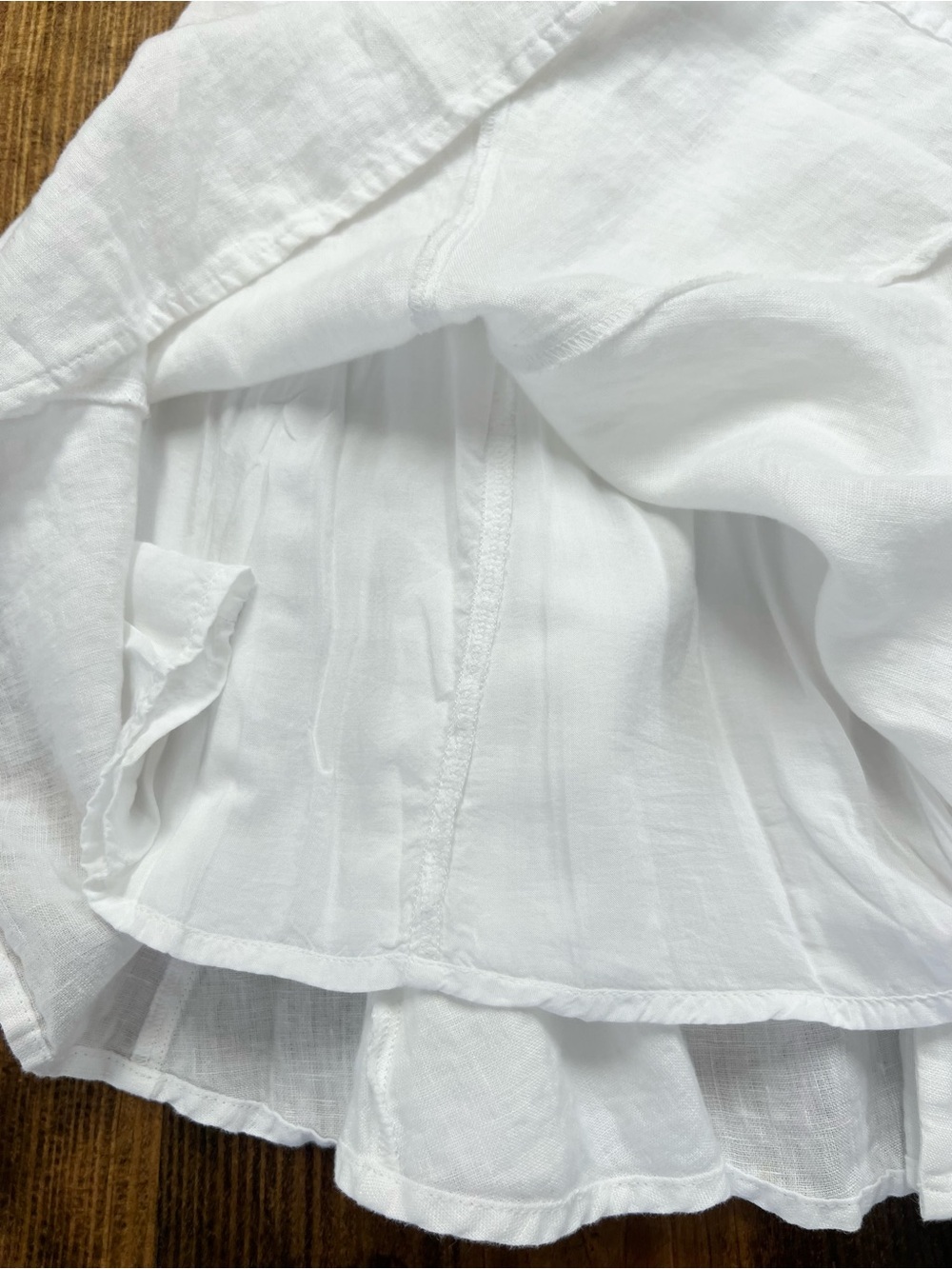 J. Crew Linen mini dress in White Size 6 - Picture 8 of 10